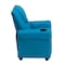 Flash Furniture Kids Recliner, 21-1/2" to 36-1/2" x 27", Upholstery Color: Turquoise DG-ULT-KID-TURQ-GG - alternate 8